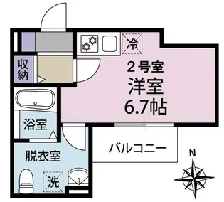アルティザン鶴見【3階】の間取り