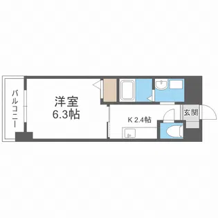パウゼ大手前【11階】の間取り