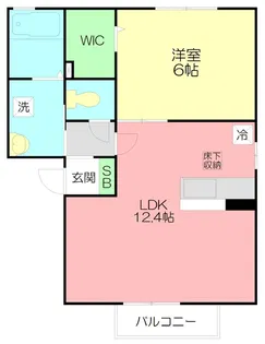 ピアコートM【1階】の間取り