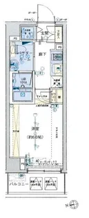 ブライズ品川大井【1階】の間取り
