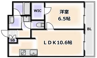 Elfer天王寺(エルファ天王寺)【2階】の間取り