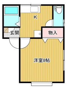 麻衣ハウスC【2階】の間取り