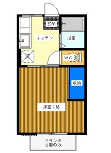茨城県つくば市春日4【アパート】の間取り