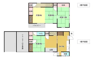 愛知県一宮市北方町北方字鉄砲部屋【一戸建】の間取り