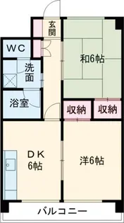 レジデンスRS【4階】の間取り