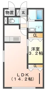 Ms エムズ【1階】の間取り
