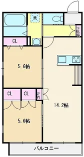 Max Molly D【3階】の間取り