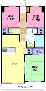 エクセレンス元町【3階】の間取り