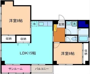 アドニス【1階】の間取り