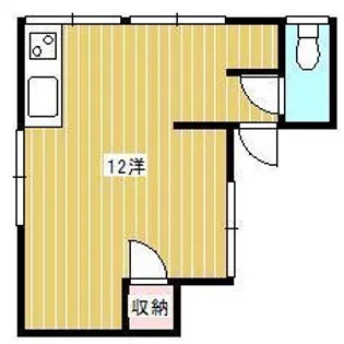 名古屋荘アパート【2階】の間取り