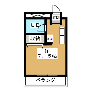 ウィズ呼続【2階】の間取り