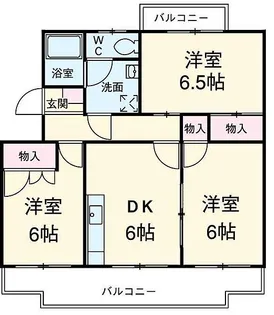 ドルフK【2階】の間取り