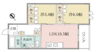 (シニア限定)ヘーベルヴィレッジ下赤塚~カメリア赤塚~【3階】の間取り