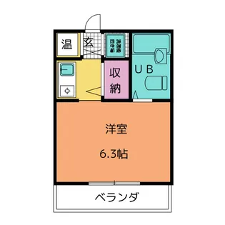 サンライズ原【1階】の間取り