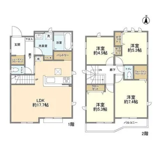 東京都八王子市川口町【一戸建】の間取り
