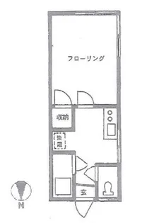 翠荘(南)A【2階】の間取り