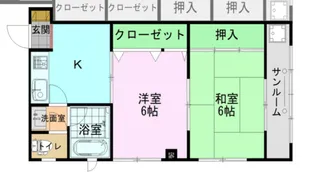 CREST(クレスト)【3階】の間取り