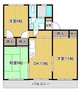 センチュリーハイアート【2階】の間取り