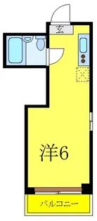 ホワイト大山【2階】の間取り