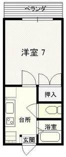 マンションサガミ【4階】の間取り