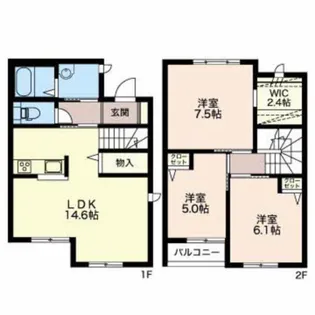 グランシティ萌の間取り