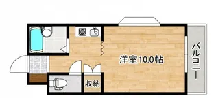 1Rの間取り画像