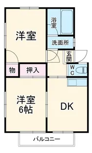 カルガモメゾン【1階】の間取り