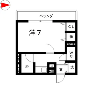 エストゥディオ【3階】の間取り