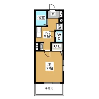 さくらハイム【1階】の間取り