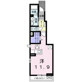 ヴィータ セレーナA【1階】の間取り