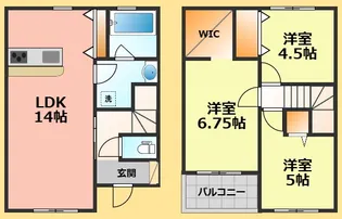リーブルファイン花常の間取り
