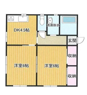 Corner本通り【2階】の間取り