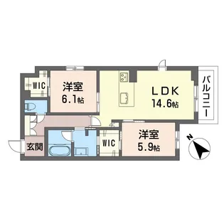 【新築】エクラージュ【SHM】【1階】の間取り
