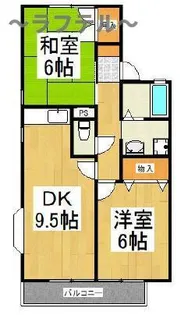 ドゥエル所沢A★【2階】の間取り