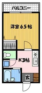 ピネイト南山手【2階】の間取り