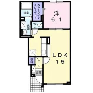 トラストII【1階】の間取り