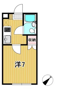 フォンティーヌ21【1階】の間取り