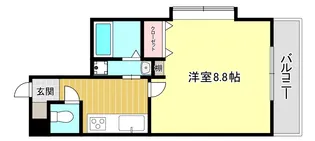 第17富山ビル【2階】の間取り
