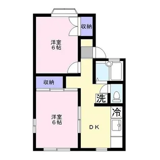 ハイム・リーヴェンデールC【1階】の間取り