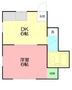 ルイシャトレ富士見A【2階】の間取り