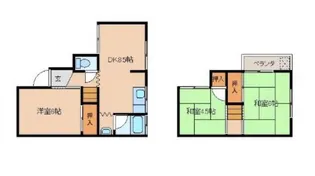 山口県岩国市錦見1【一戸建】の間取り