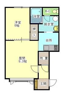 第一大雪【1階】の間取り