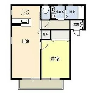 エクセル・ヴィラII【1階】の間取り