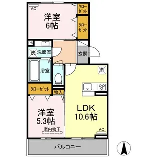 アガパンサス【2階】の間取り