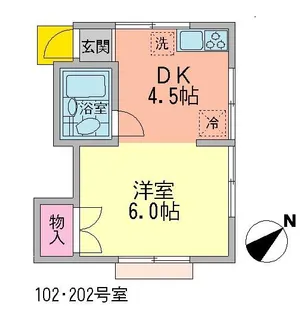 メゾンTOGO【1階】の間取り