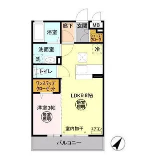 パークドプランタン A【1階】の間取り