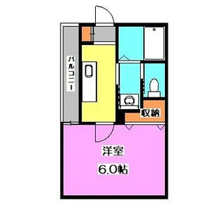 Mark Duo 新狭山【3階】の間取り