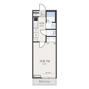 Las Casas【2階】の間取り