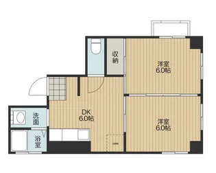 天馬コーポ【4階】の間取り