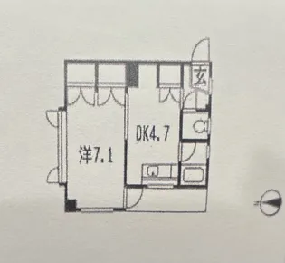コーポ森【3階】の間取り